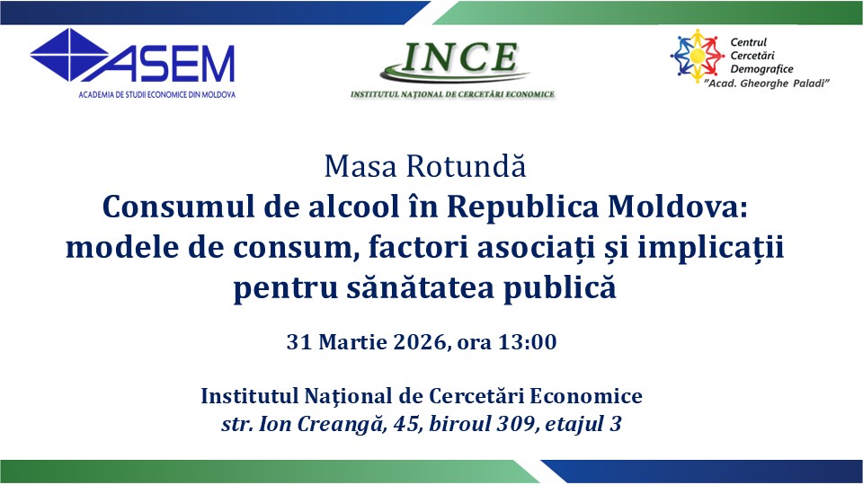 Masa rotundă „Consumul de alcool în Republica Moldova: modele de consum, factori asociați și implicații pentru sănătatea publică”